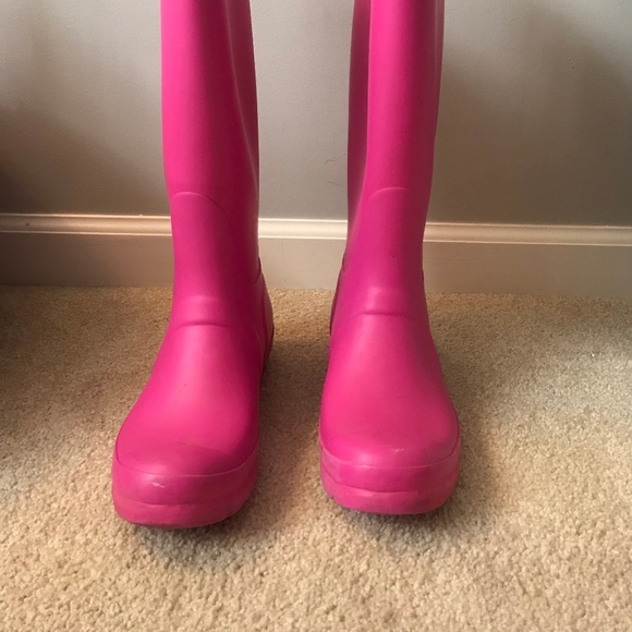 Original Tall Matte Lipstick Pink Hunter Rain Boot - Picture 3 of 6